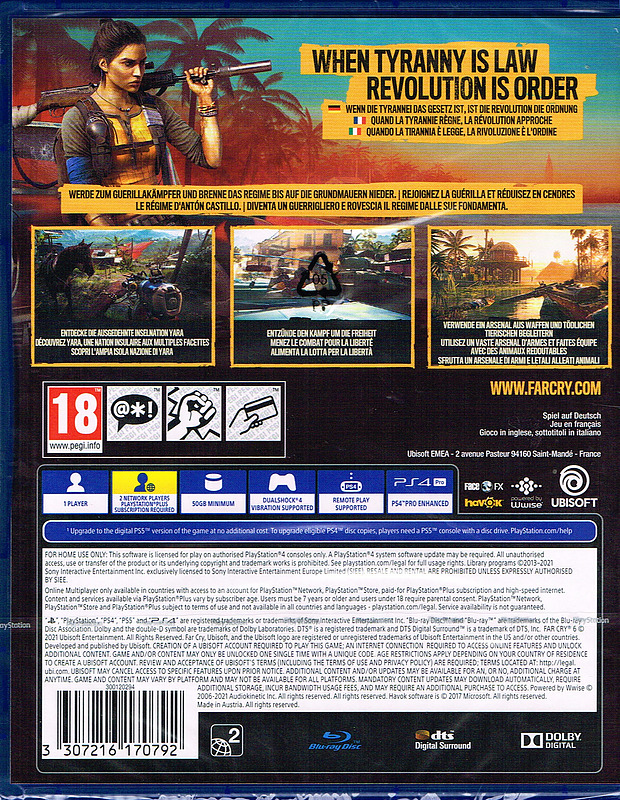 Far Cry 6 Rueckseite