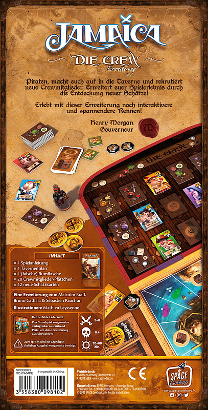 Jamaica : The Crew Rueckseite