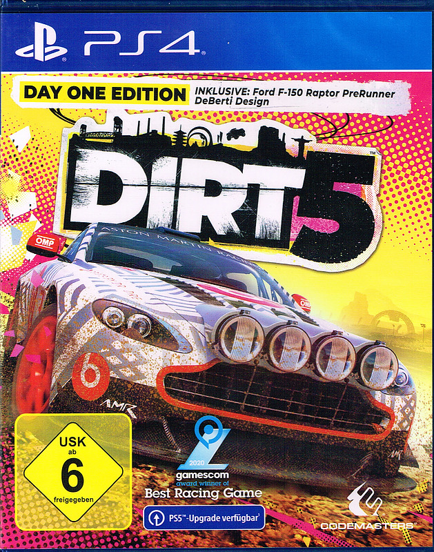 DIRT 5 Day One Edition (AT-PEGI) Cover