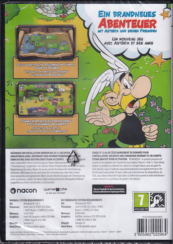 Asterix & Obelix: Heroes Rueckseite