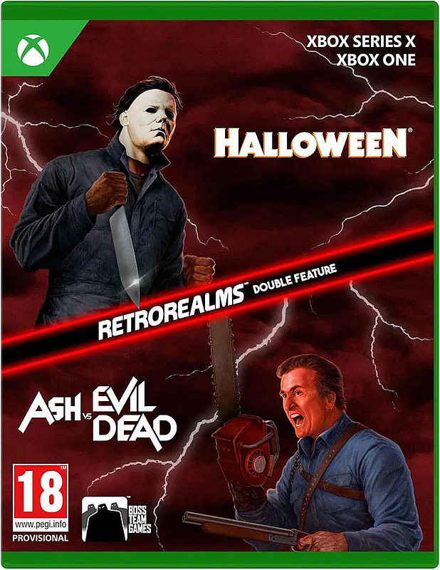 Halloween and Ash vs Evil Dead Retro Realms Cover
