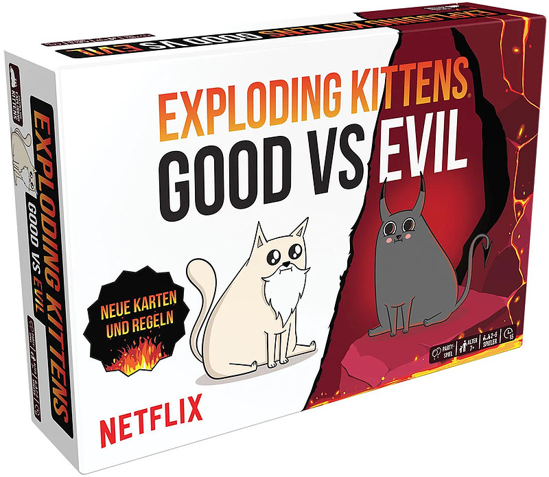 Exploding Kittens: Good vs. Evil Cover