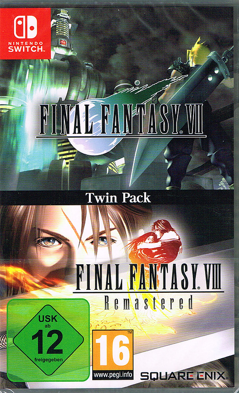 Final Fantasy VII & Final Fantasy VIII Remastered Cover