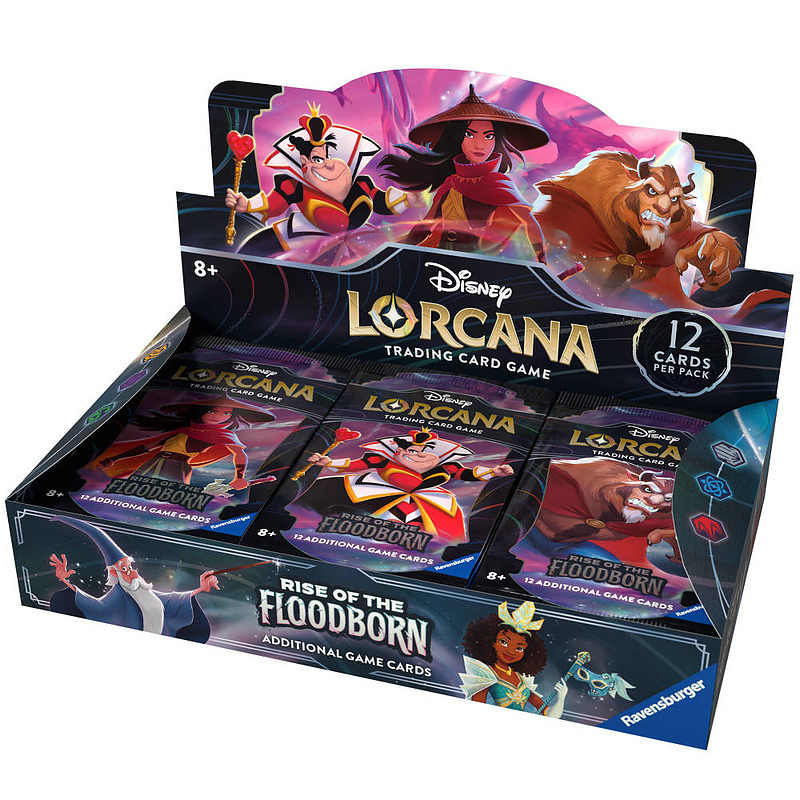 Lorcana Kapitel 2 Booster Display (EN) 24 englische "Aufstieg der Flutgestalten" Booster Cover