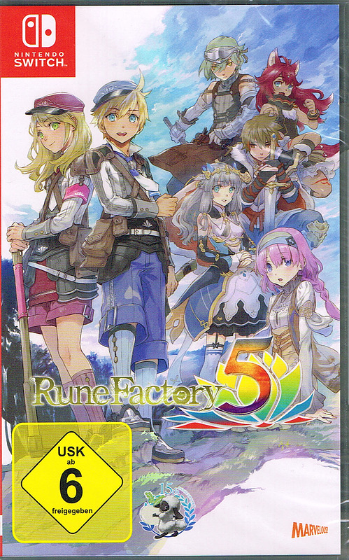 Rune Factory 5 Cover
