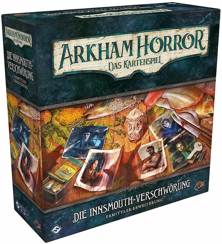 Arkham Horror Kartenspiel Innsmouth-Verschwörung Cover