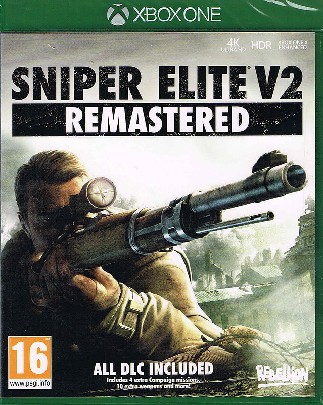 Sniper Elite V2 Remastered (PEGI) Cover