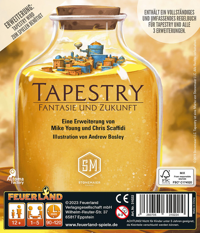 Tapestry - Fantasie und Zukunft Cover