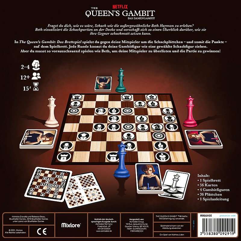 The Queen's Gambit - Das Damengambit Rueckseite