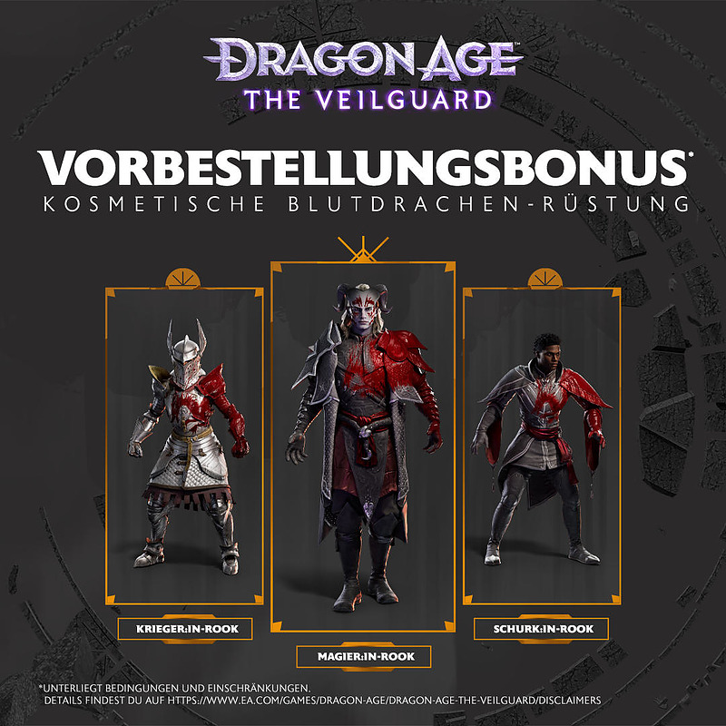 Dragon Age: The Veilguard + 3 Boni (AT-PEGI) Rueckseite