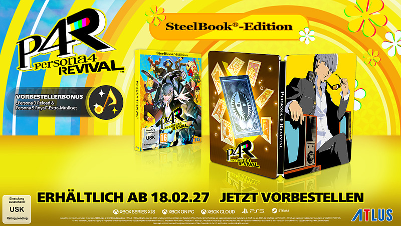 Persona 4 Revival Steelbook Edition (CiB) Cover