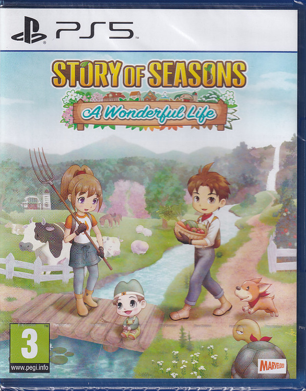 Story of Seasons: A Wonderful Life (PEGI) Cover
