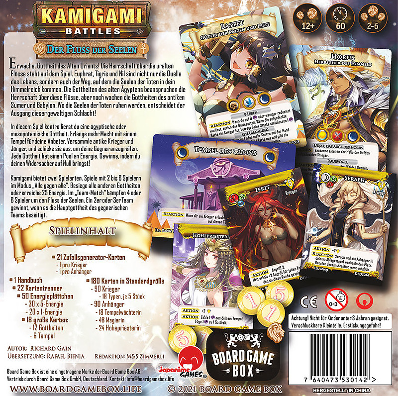 Kamigami Battles - Der Fluss der Seelen Rueckseite