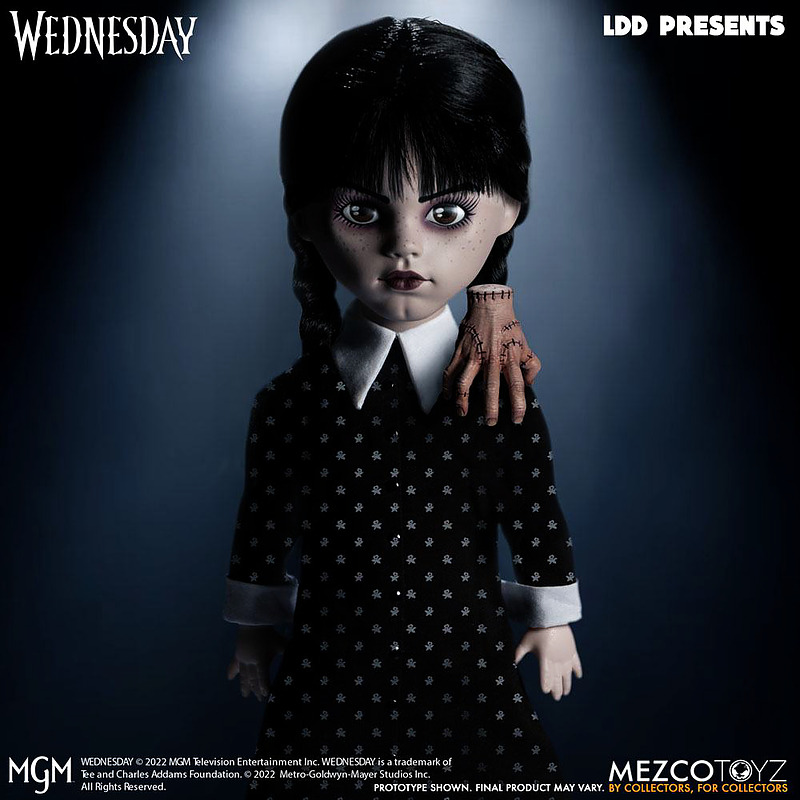 Wednesday Living Dead Dolls Puppe Wednesday Addams Cover