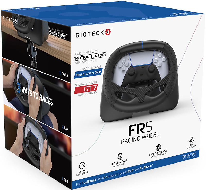 Gioteck Racing Wheel für DualSense Wireless Cover