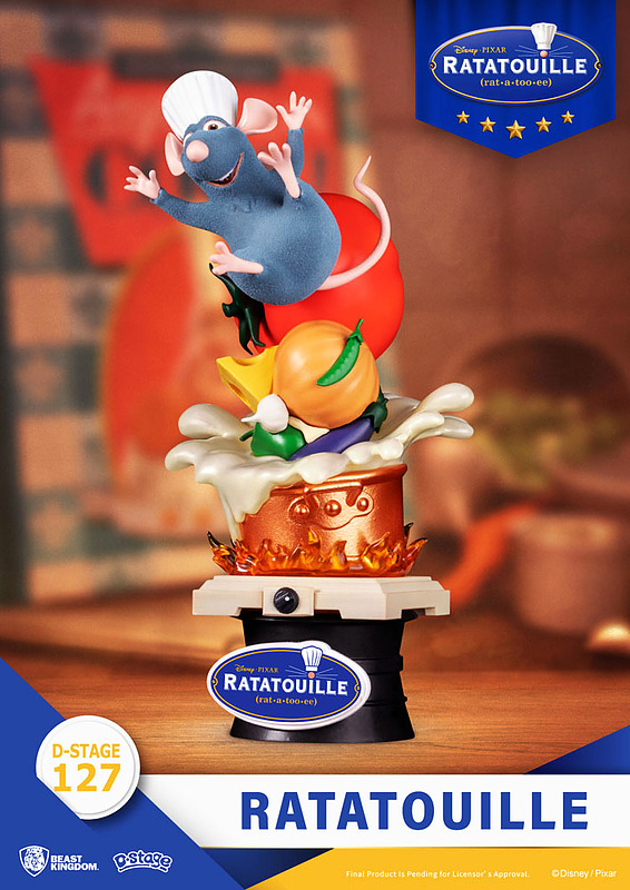 Ratatouille D-Stage PVC Diorama Remy Rueckseite
