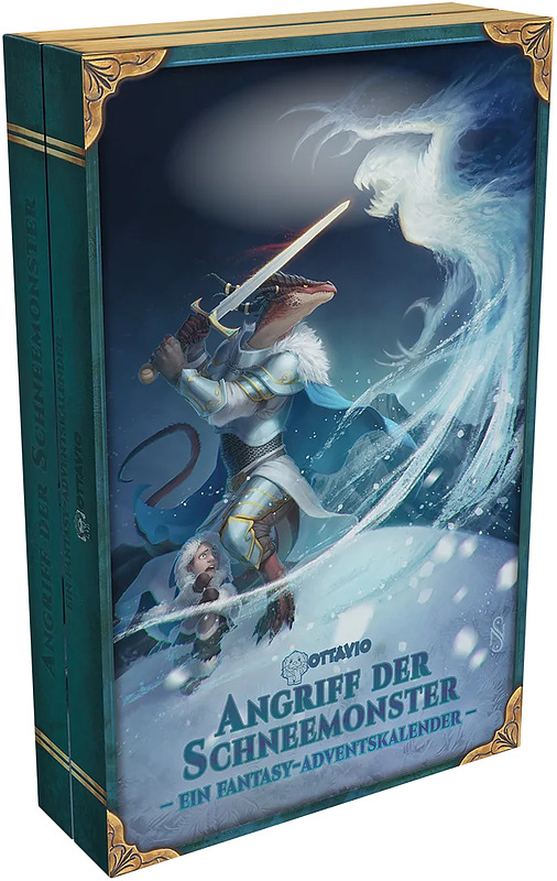 Angriff der Schneemonster (Fantasy Adventskalender) Cover
