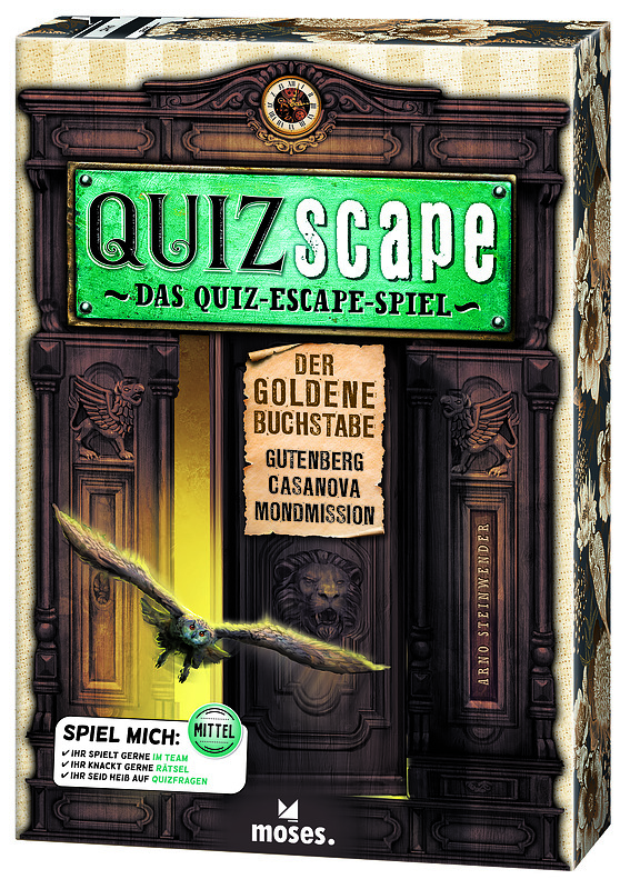 QUIZscape - Der goldenen Buchstabe Cover