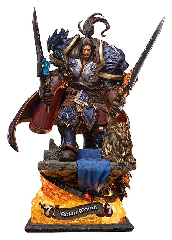 World of Warcraft Hearthstone Statue 1/10 Varian Wrynn Cover