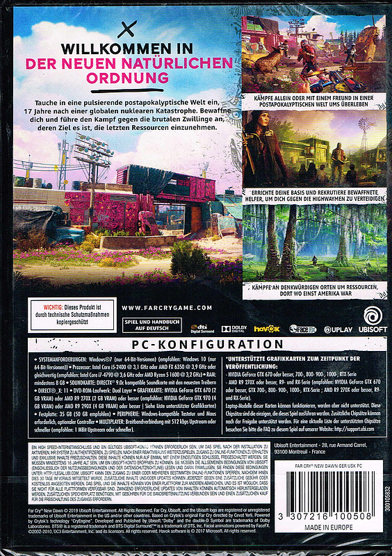 Far Cry New Dawn Rueckseite