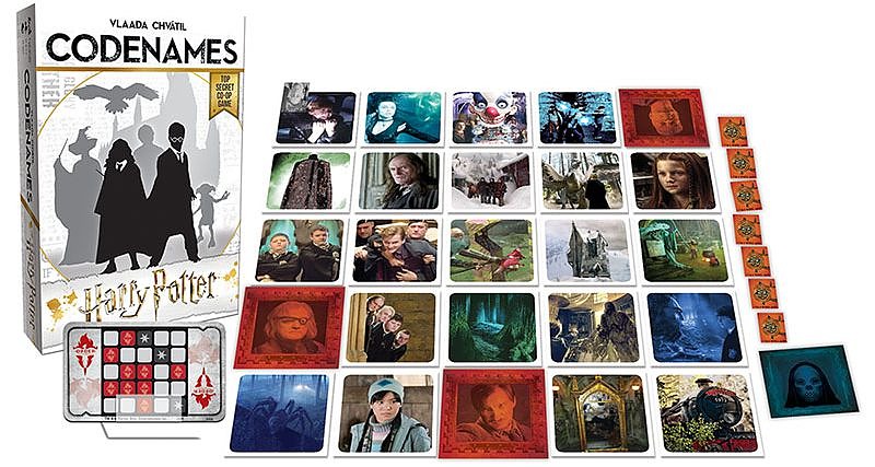 Codenames Harry Potter (Englisch) Rueckseite