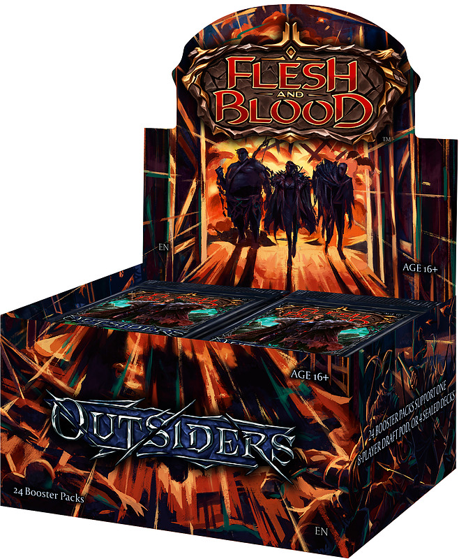 Flesh & Blood TCG - Outsiders Booster Display Cover