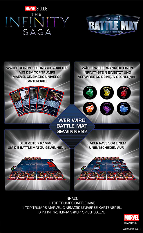 Battle Mat - Marvel Rueckseite