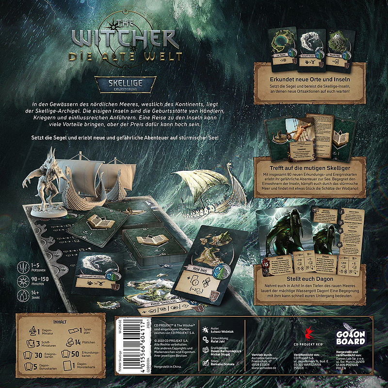 The Witcher: Die Alte Welt - Skellige Rueckseite