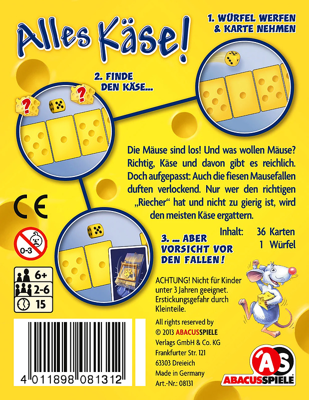 Alles Käse! Rueckseite