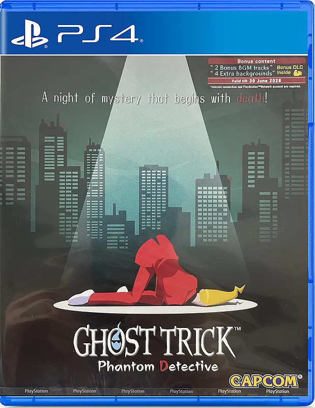 Ghost Trick: Phantom Detective (PEGI) Cover