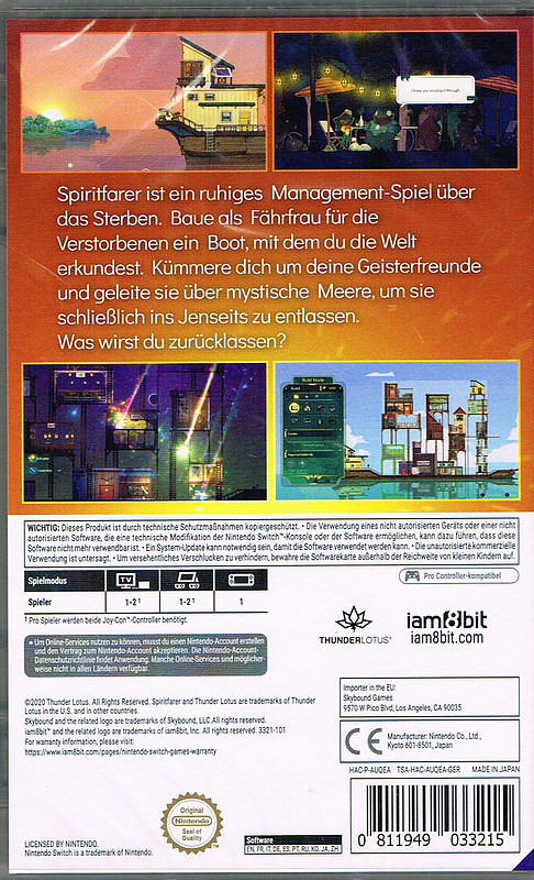 Spiritfarer Rueckseite