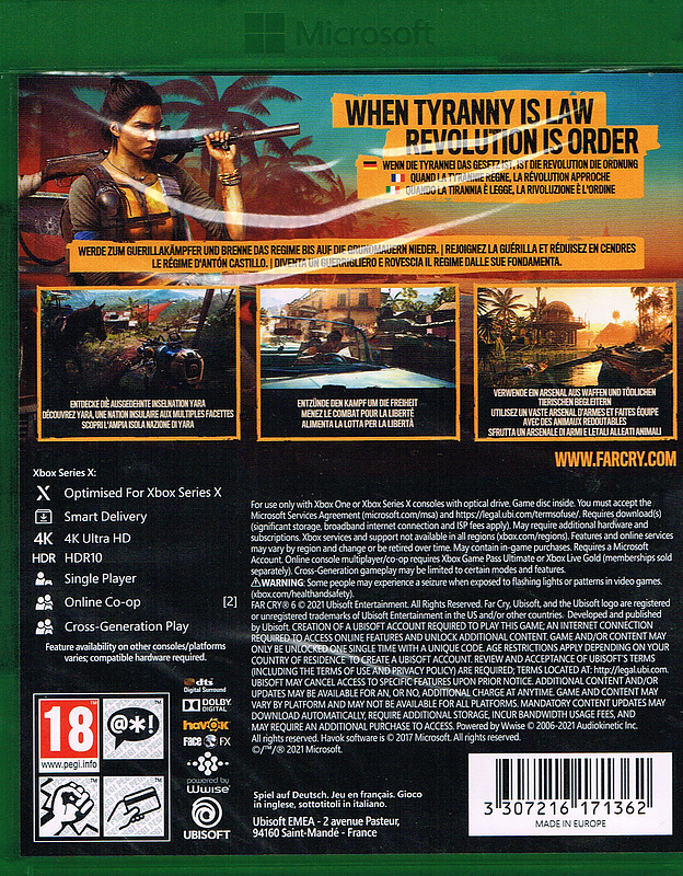 Far Cry 6 Rueckseite