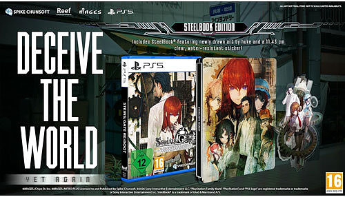 Steins Gate Re:Boot Steelbook Edition Cover