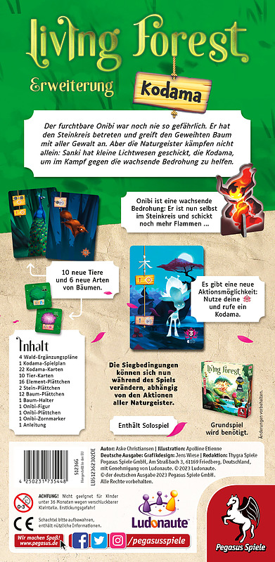 Living Forest: Kodama Rueckseite
