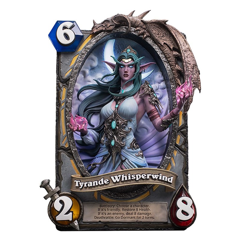 Hearthstone 3D Frame Statue Tyrande Whisperwind Cover