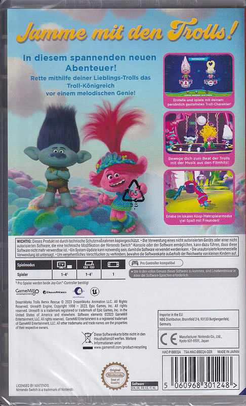 Trolls Remix Rescue Rueckseite