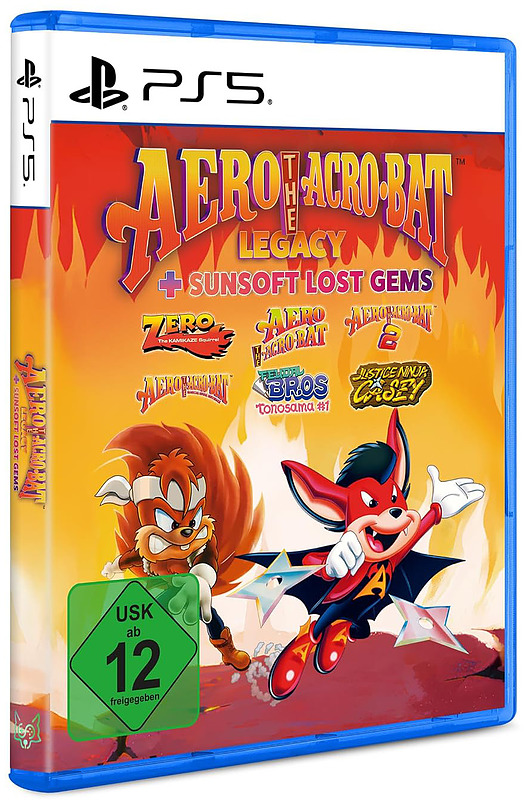 Aero the Bat Legacy + Sonsoft Lost Gems Cover