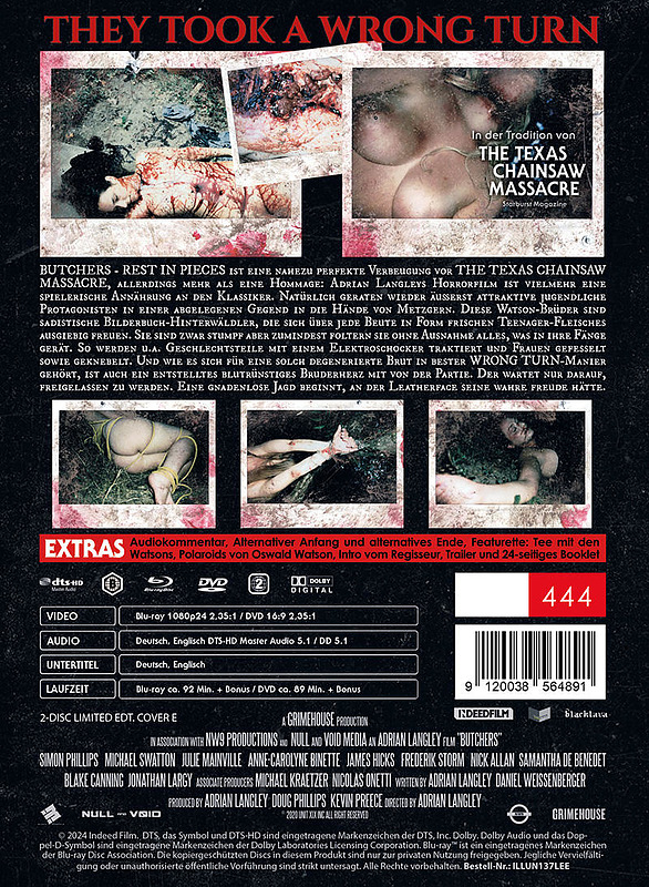 Butchers - Rest in Pieces 2-Disc Mediabook E Rueckseite