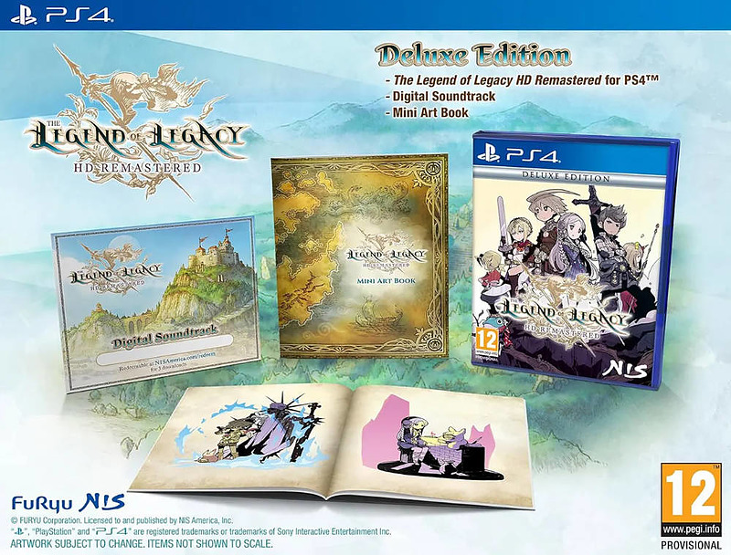 The Legend of Legacy HD Remastered Deluxe (PEGI) Rueckseite