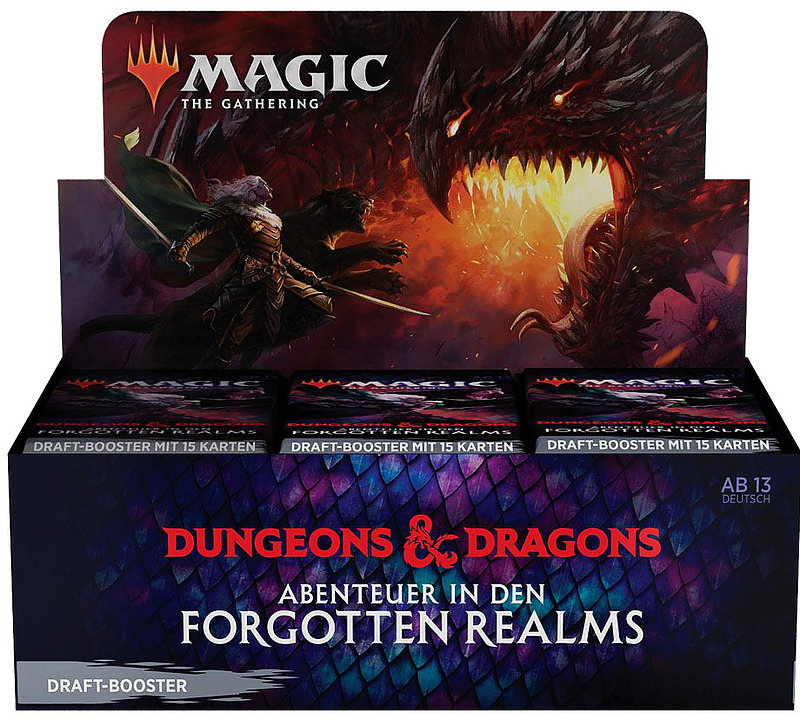 Forgotten Realms Draft Booster Display Cover