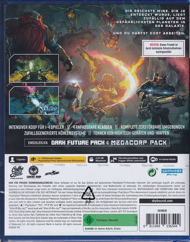 Deep Rock Galactic Special Edition Rueckseite