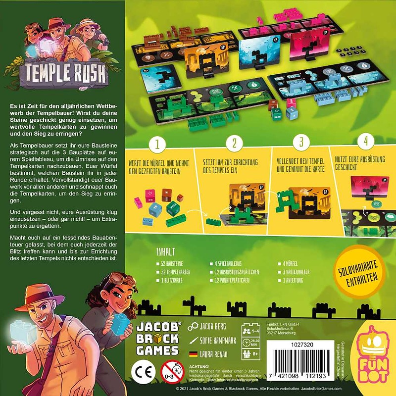 Temple Rush Rueckseite