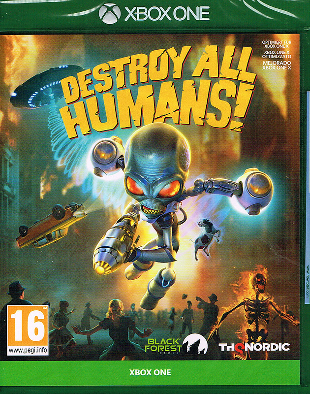 Destroy All Humans! (AT-PEGI) Cover