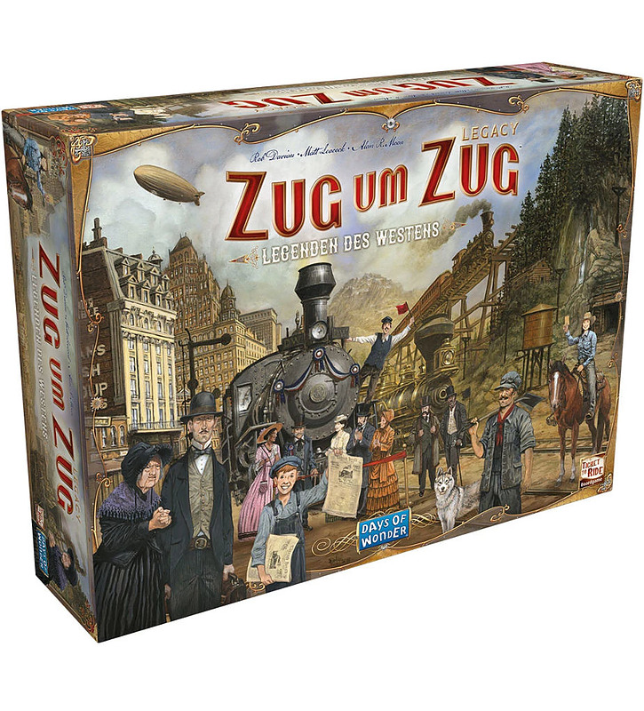 Zug um Zug Legacy: Legenden des Westens Cover