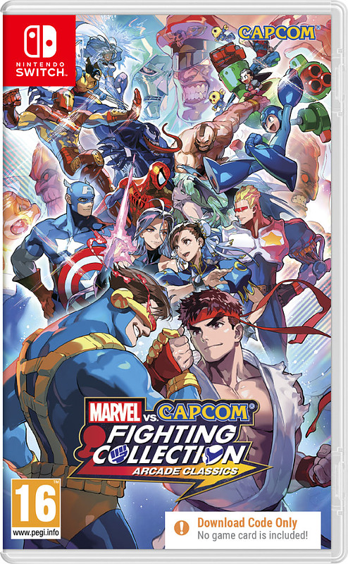 Marvel vs. Capcom Fighting Collection (AT-PEGI) Cover