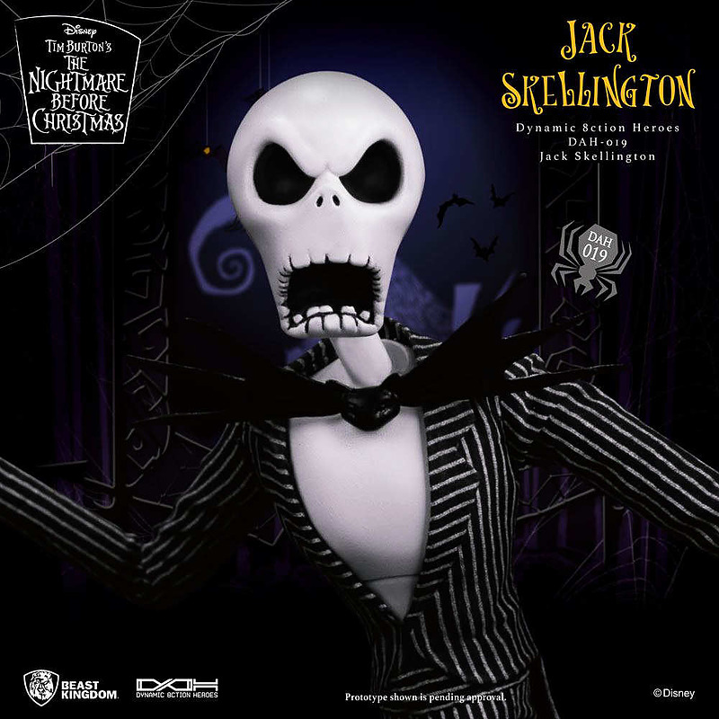 Nightmare before Christmas Actionfigur 1/9 Jack Rueckseite