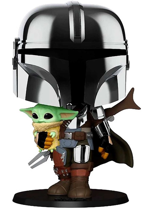 Star Wars POP! Vinyl Mandalorian with Child Cover