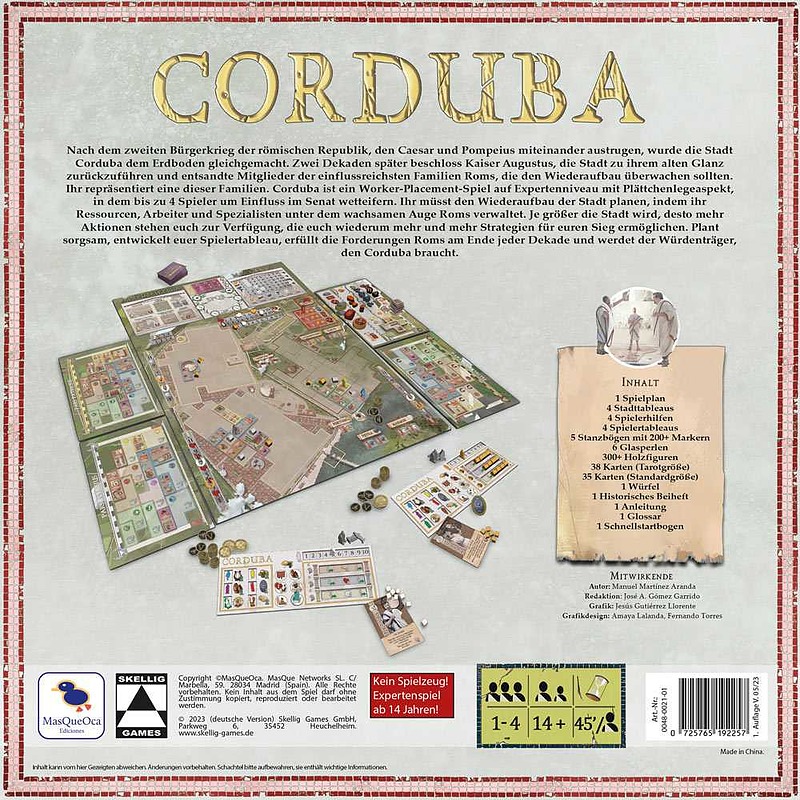 Corduba Rueckseite