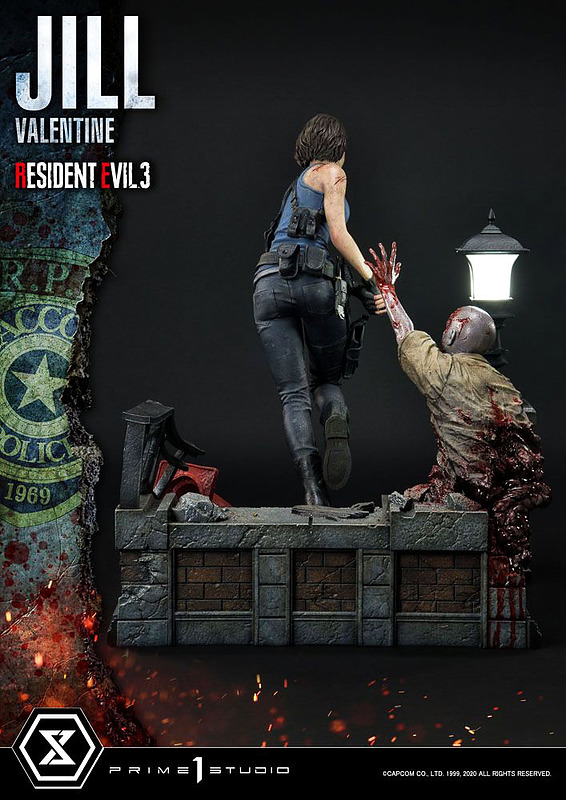 Resident Evil 3 Statue 1/4 Jill Valentine Rueckseite