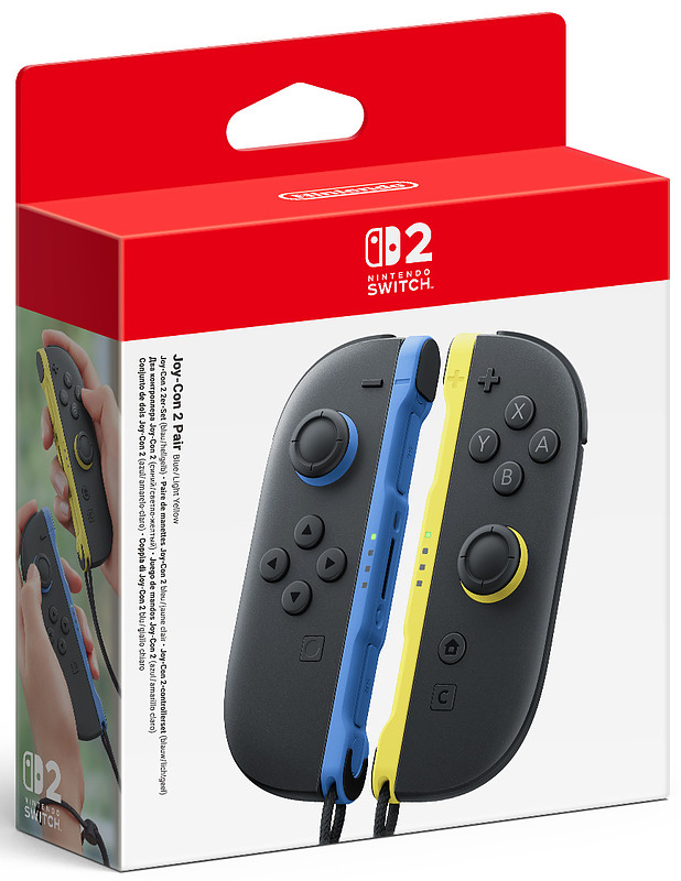Nintendo Switch 2 Joy-Con 2er Set Blau/Hellgelb Cover